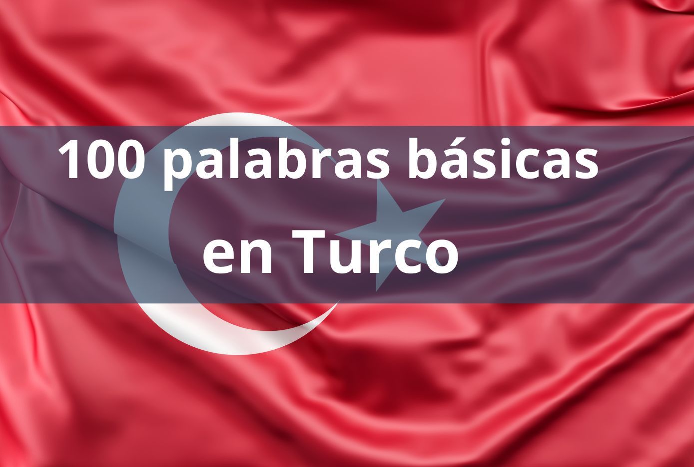 100 palabras en turco
