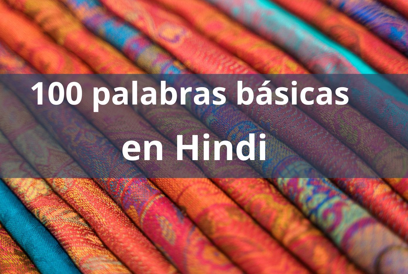 100 palabras basicas en hindi