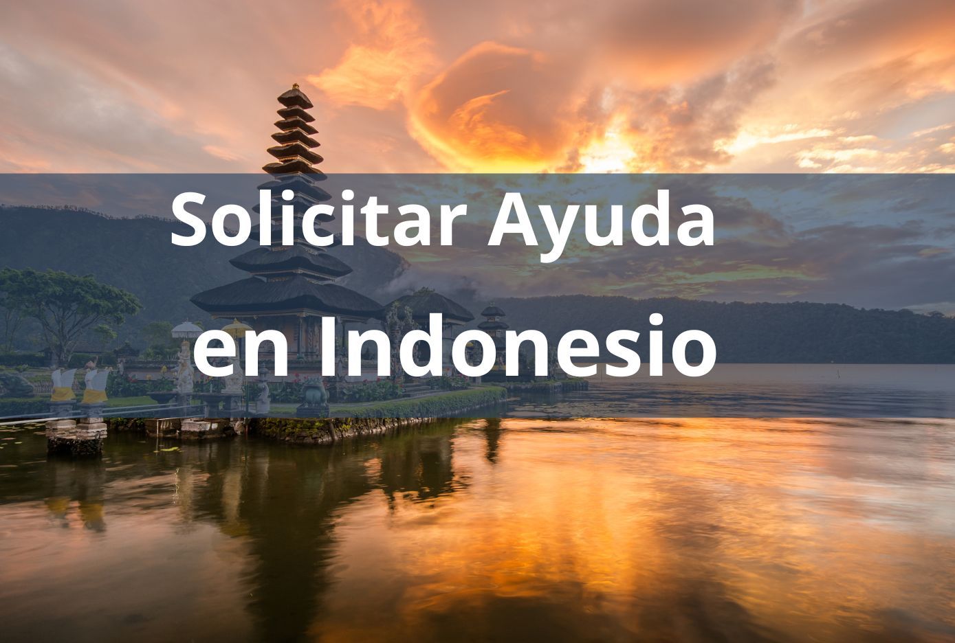 solicitar ayuda en indonesio