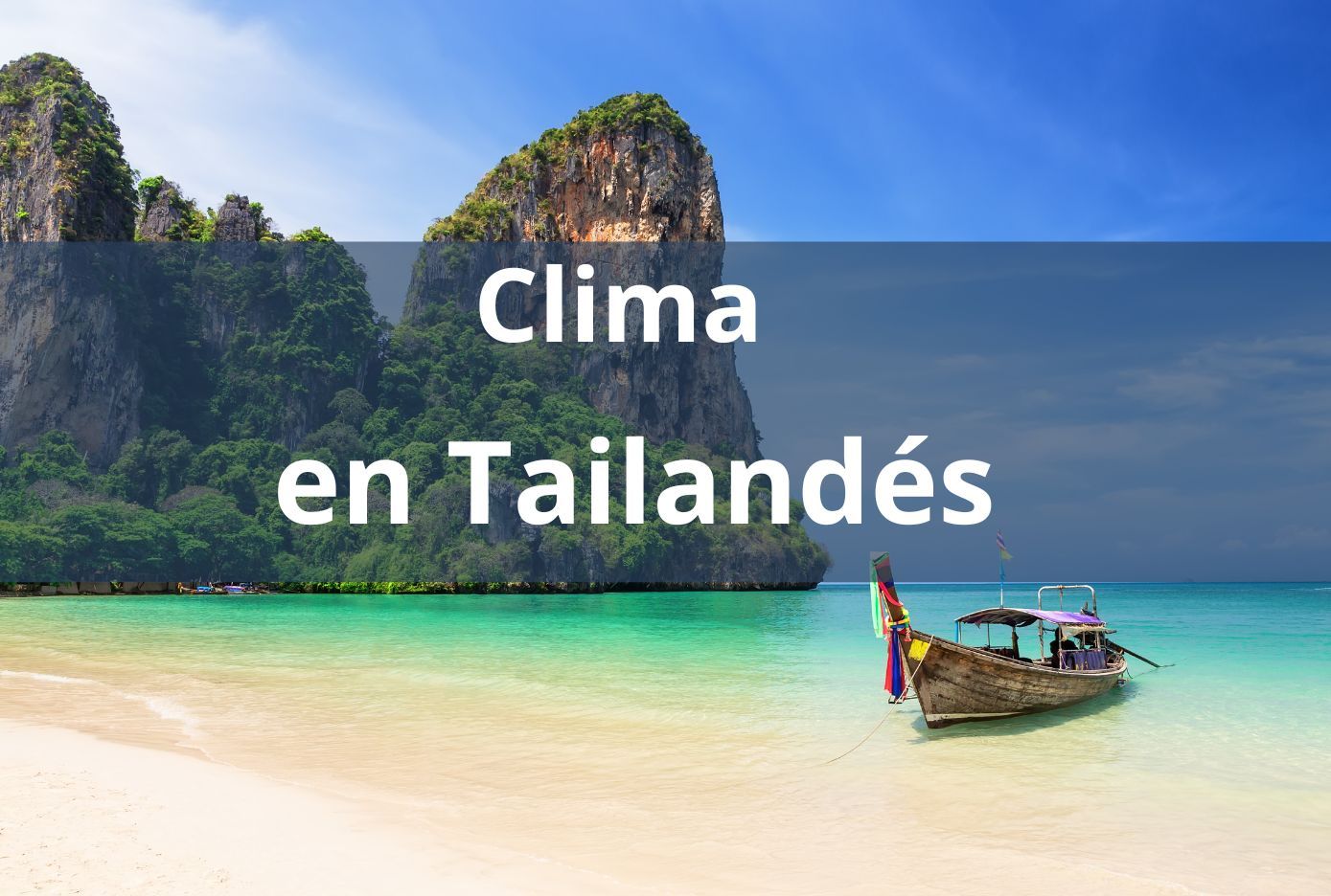 Cómo decir el clima en Tailandés