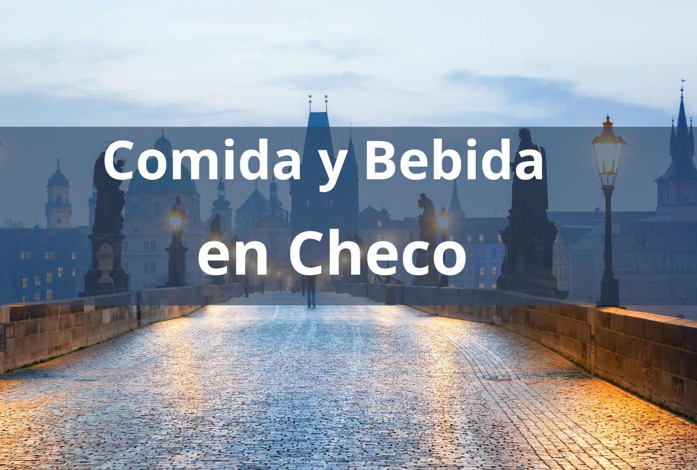 comida y bebida en checo