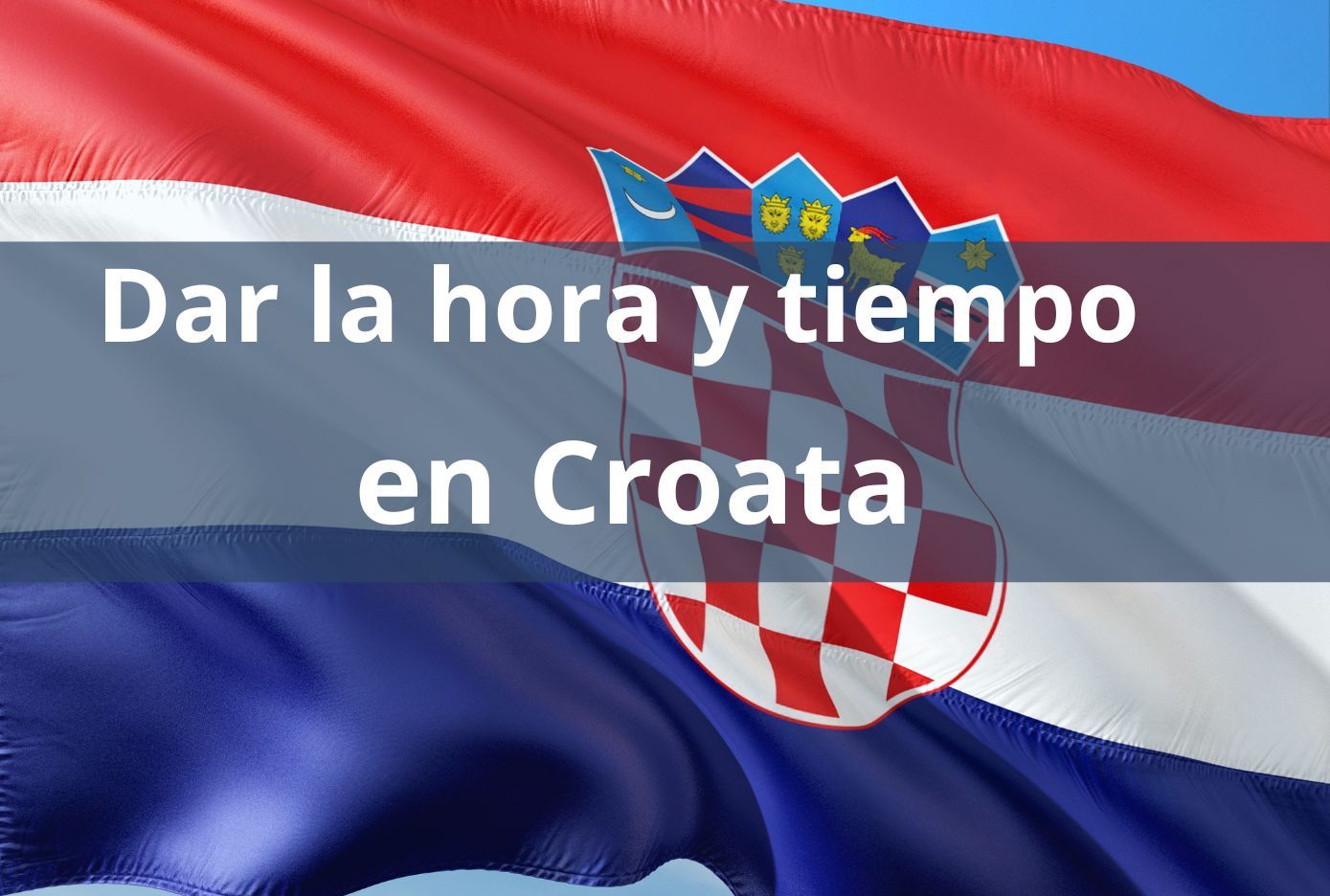 hora y tiempo en croata