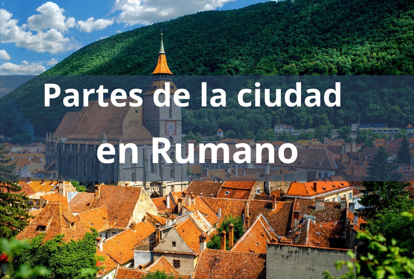 Cómo decir en Rumano las partes de la ciudad