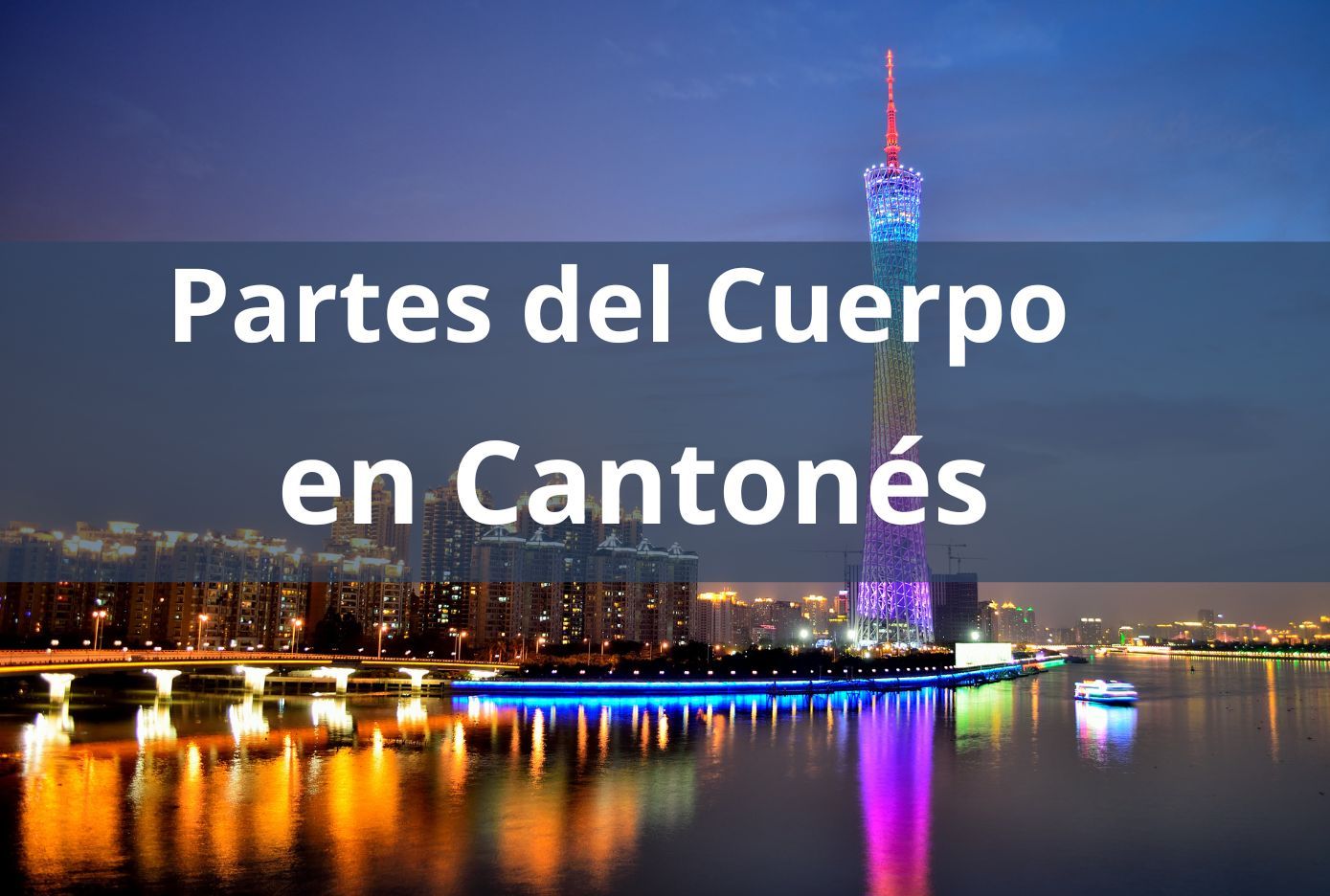 Cómo decir en Cantonés las partes del cuerpo