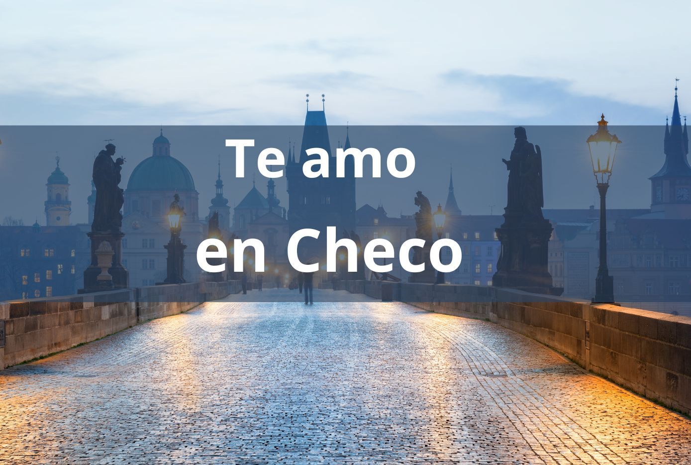 te amo en checo